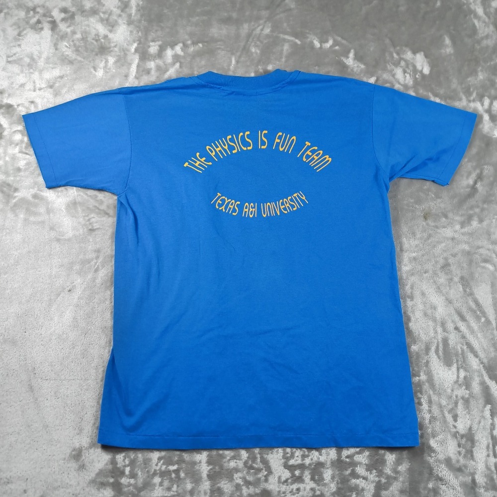 Vintage Physics Is Fun Shirt Mens Large Texas A&I University Single Stitch 80s